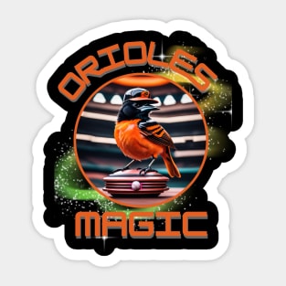 BALTIMORE ORIOLES MAGIC DESIGN Sticker